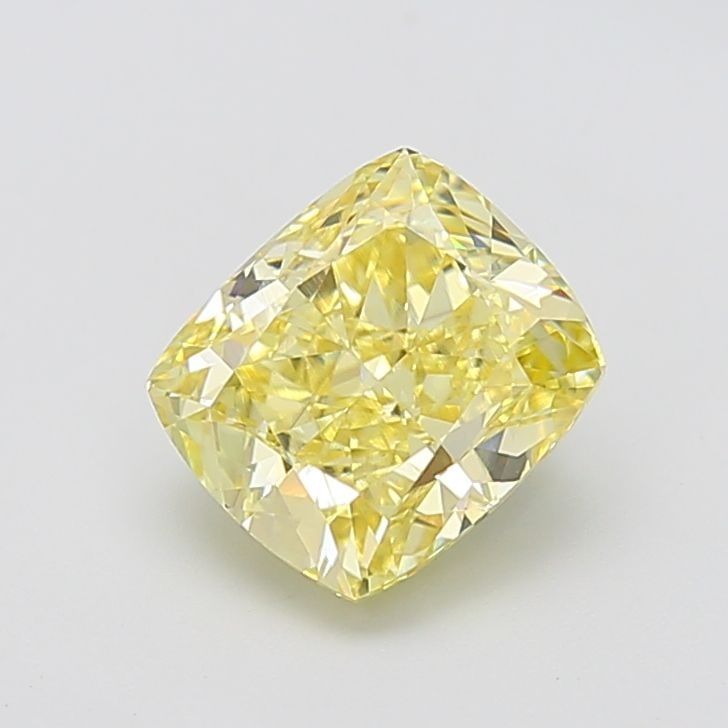 Loose Diamond - CUSHION MODIFIED 3.0ct Fancy Yellow VVS2: Loose Diamond - CUSHION MODIFIED 3.0ct Fancy Yellow VVS2 Source: This is a real non-mined Diamond that has been grown in a lab Shape: CUSHION MODIFIED Carats: 3.0 Color: Fancy Yellow Certification: IG