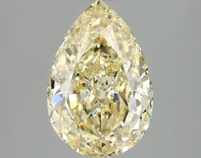 Loose Diamond - PEAR 2.02ct Fancy Intense Yellow VS1: Loose Diamond - PEAR 2.02ct Fancy Intense Yellow VS1 Source: This is a real non-mined Diamond that has been grown in a lab Shape: PEAR Carats: 2.02 Color: Fancy Intense Yellow Certification: IGI Video