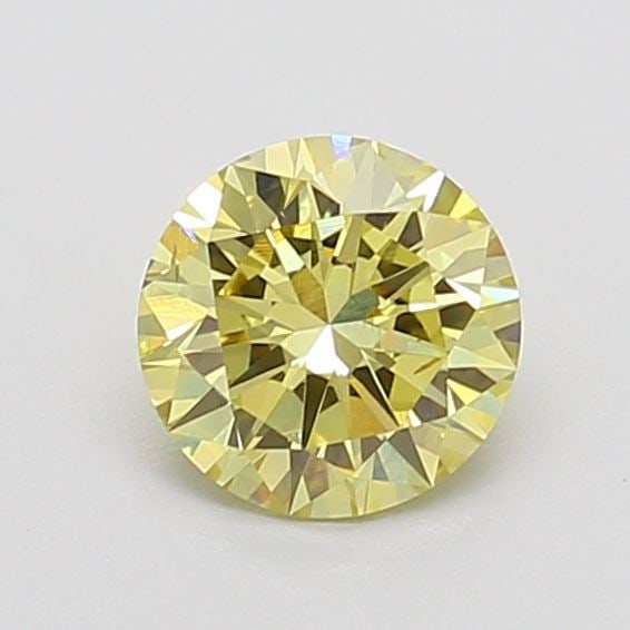 Loose Diamond - ROUND 0.73ct Fancy Vivid Yellow SI1: Loose Diamond - ROUND 0.73ct Fancy Vivid Yellow SI1 Source: This is a real non-mined Diamond that has been grown in a lab Shape: ROUND Carats: 0.73 Color: Fancy Vivid Yellow Certification: NONE Video: