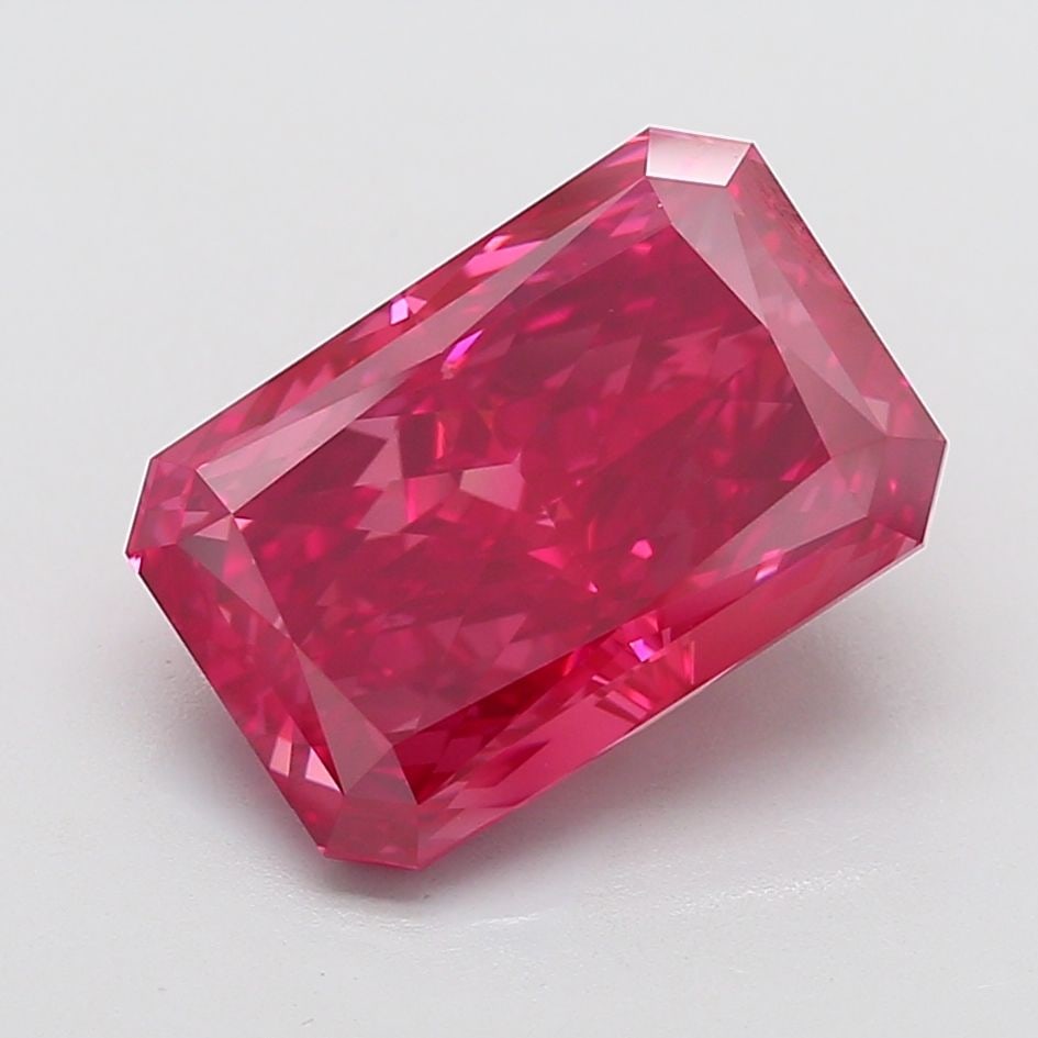 Loose Diamond - RADIANT 9.38ct Fancy Vivid Red VS1 (1 of 1)