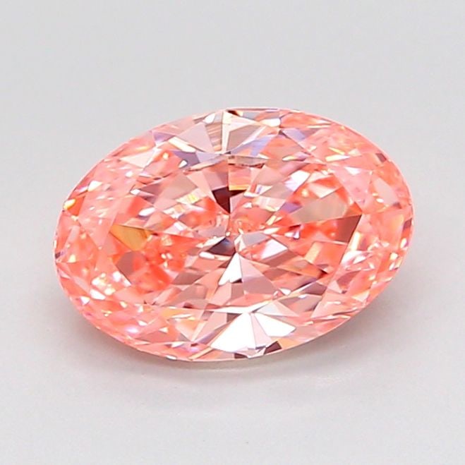 Loose Diamond - OVAL 1.37ct Fancy Vivid Pink VVS1: Loose Diamond - OVAL 1.37ct Fancy Vivid Pink VVS1 Source: This is a real non-mined Diamond that has been grown in a lab Shape: OVAL Carats: 1.37 Color: Fancy Vivid Pink Certification: IGI Video:
