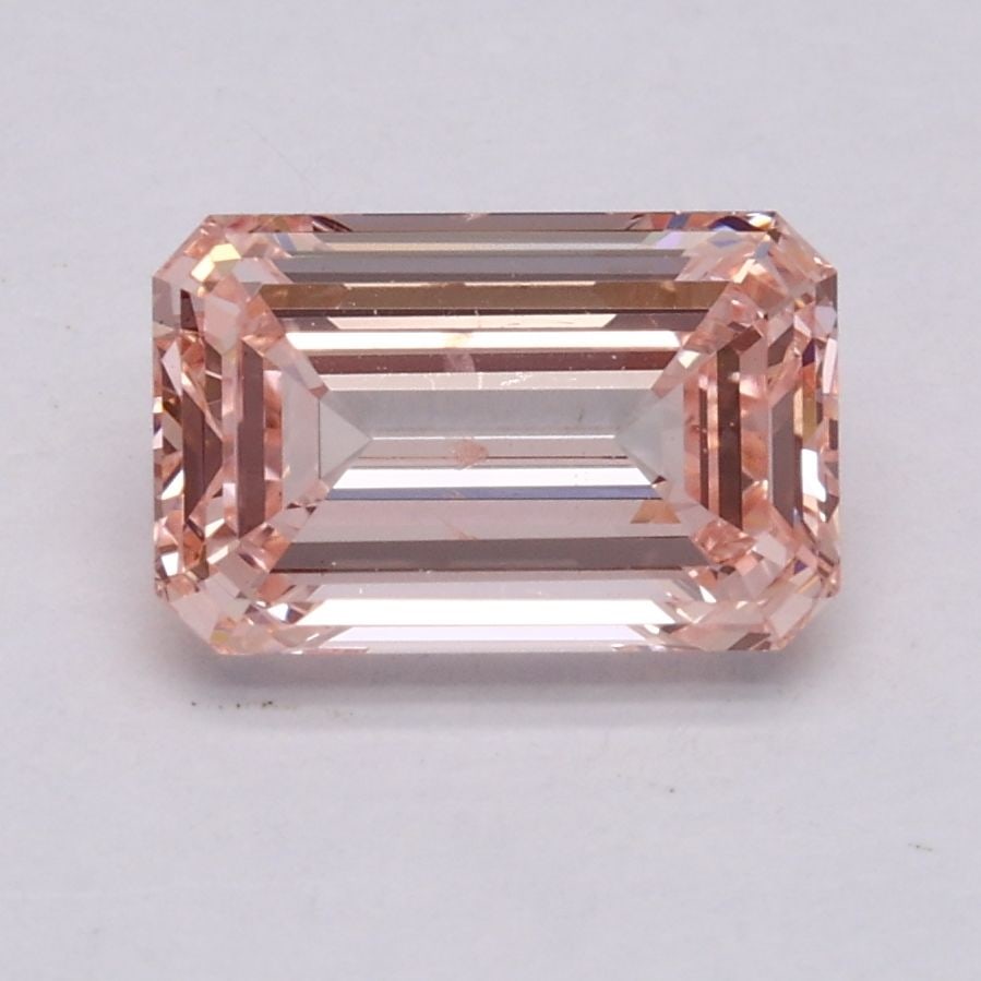 Loose Diamond - EMERALD 1.19ct Fancy Pink SI1: Loose Diamond - EMERALD 1.19ct Fancy Pink SI1 Source: This is a real non-mined Diamond that has been grown in a lab Shape: EMERALD Carats: 1.19 Color: Fancy Pink Certification: IGI Video: