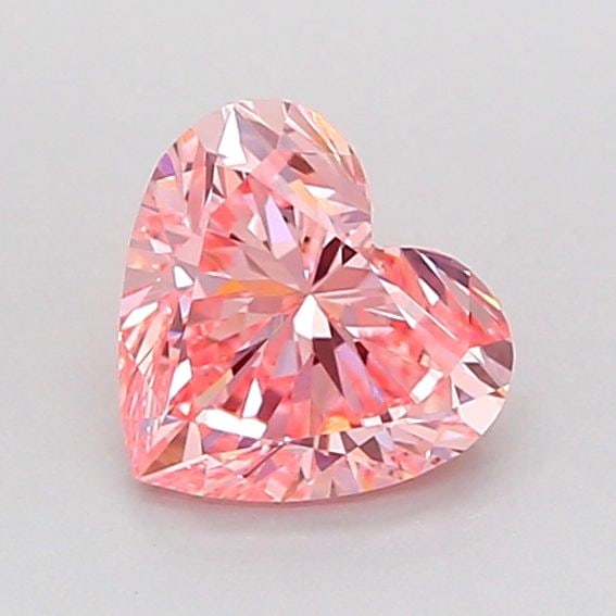 Loose Diamond - HEART 0.91ct Fancy Intense Pink VVS2: Loose Diamond - HEART 0.91ct Fancy Intense Pink VVS2 Source: This is a real non-mined Diamond that has been grown in a lab Shape: HEART Carats: 0.91 Color: Fancy Intense Pink Certification: IGI Video: