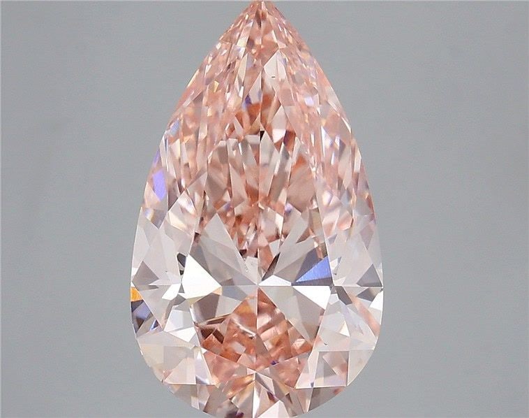 Loose Diamond - PEAR 4.81ct Fancy Vivid Pink VS1: Loose Diamond - PEAR 4.81ct Fancy Vivid Pink VS1 Source: This is a real non-mined Diamond that has been grown in a lab Shape: PEAR Carats: 4.81 Color: Fancy Vivid Pink Certification: IGI Video: