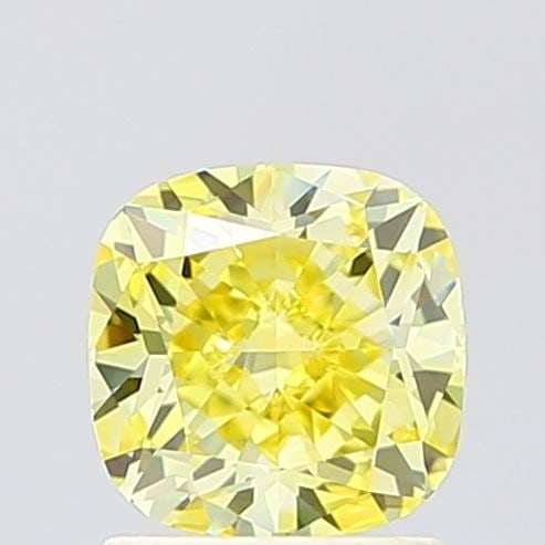 Loose Diamond - CUSHION BRILLIANT 1.24ct Fancy Intense Yellow VVS2: Loose Diamond - CUSHION BRILLIANT 1.24ct Fancy Intense Yellow VVS2 Source: This is a real non-mined Diamond that has been grown in a lab Shape: CUSHION BRILLIANT Carats: 1.24 Color: Fancy Intense Yell