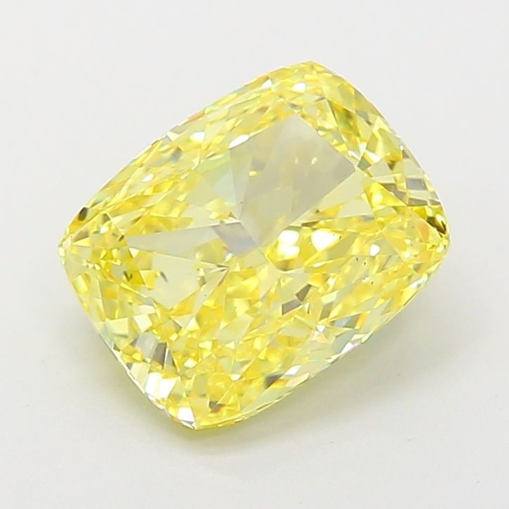 Loose Diamond - CUSHION MODIFIED 3.06ct Fancy Intense Yellow VS2: Loose Diamond - CUSHION MODIFIED 3.06ct Fancy Intense Yellow VS2 Source: This is a real non-mined Diamond that has been grown in a lab Shape: CUSHION MODIFIED Carats: 3.06 Color: Fancy Intense Yellow 