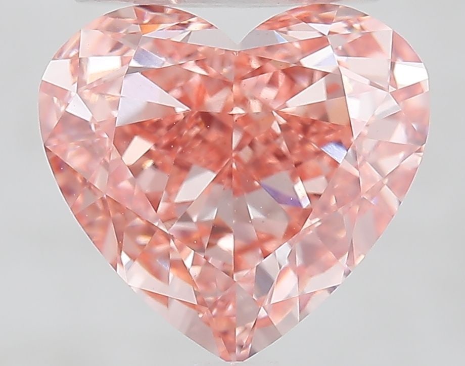 Loose Diamond - HEART 3.5ct Fancy Vivid Pink VVS2: Loose Diamond - HEART 3.5ct Fancy Vivid Pink VVS2 Source: This is a real non-mined Diamond that has been grown in a lab Shape: HEART Carats: 3.5 Color: Fancy Vivid Pink Certification: IGI Video: