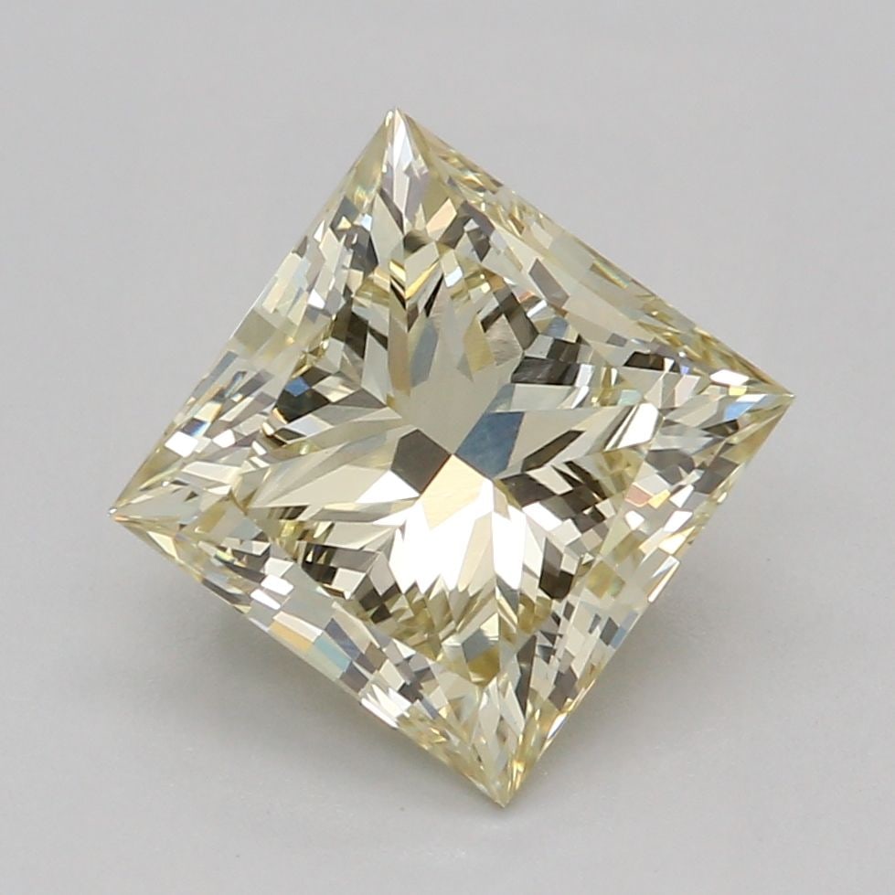 Loose Diamond - PRINCESS 1.5ct Fancy Light Yellow VS1: Loose Diamond - PRINCESS 1.5ct Fancy Light Yellow VS1 Source: This is a real non-mined Diamond that has been grown in a lab Shape: PRINCESS Carats: 1.5 Color: Fancy Light Yellow Certification: IGI Vid