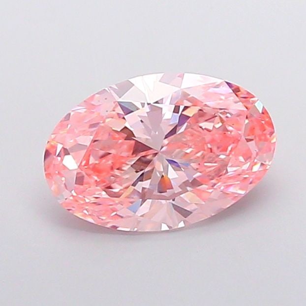 Loose Diamond - OVAL 3.03ct Fancy Vivid Pink VS1: Loose Diamond - OVAL 3.03ct Fancy Vivid Pink VS1 Source: This is a real non-mined Diamond that has been grown in a lab Shape: OVAL Carats: 3.03 Color: Fancy Vivid Pink Certification: IGI Video: