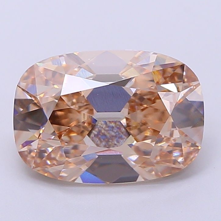 Loose Diamond - CUSHION BRILLIANT 3.51ct Fancy Light Brown VVS2: Loose Diamond - CUSHION BRILLIANT 3.51ct Fancy Light Brown VVS2 Source: This is a real non-mined Diamond that has been grown in a lab Shape: CUSHION BRILLIANT Carats: 3.51 Color: Fancy Light Brown Cer