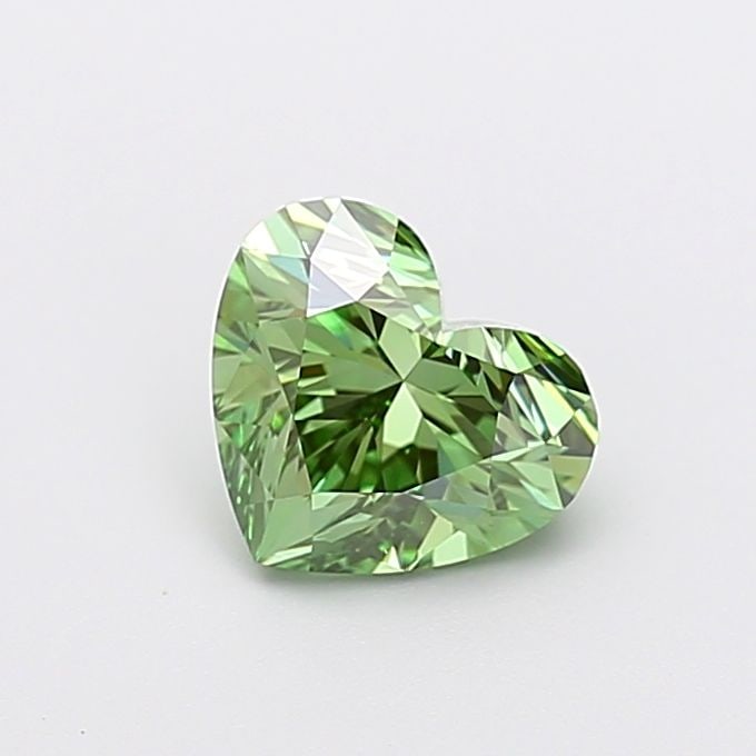 Loose Diamond - HEART 1.51ct Fancy Vivid Green VS2: Loose Diamond - HEART 1.51ct Fancy Vivid Green VS2 Source: This is a real non-mined Diamond that has been grown in a lab Shape: HEART Carats: 1.51 Color: Fancy Vivid Green Certification: IGI Video: