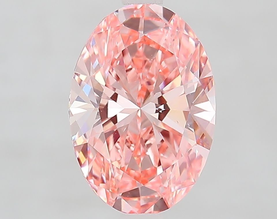 Loose Diamond - OVAL 2.5ct Fancy Vivid Pink VS1: Loose Diamond - OVAL 2.5ct Fancy Vivid Pink VS1 Source: This is a real non-mined Diamond that has been grown in a lab Shape: OVAL Carats: 2.5 Color: Fancy Vivid Pink Certification: IGI Video: