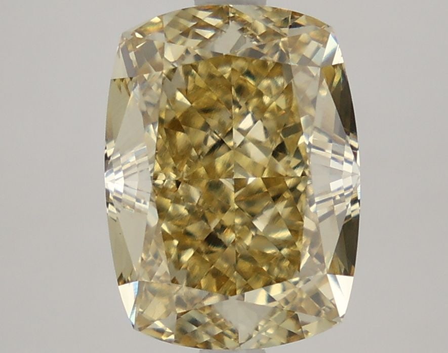 Loose Diamond - CUSHION BRILLIANT 4.22ct Fancy Vivid Yellow VS1: Loose Diamond - CUSHION BRILLIANT 4.22ct Fancy Vivid Yellow VS1 Source: This is a real non-mined Diamond that has been grown in a lab Shape: CUSHION BRILLIANT Carats: 4.22 Color: Fancy Vivid Yellow Ce