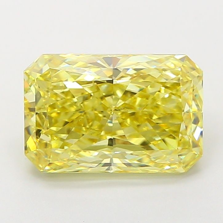Loose Diamond - RADIANT 4.45ct Fancy Intense Yellow VS1: Loose Diamond - RADIANT 4.45ct Fancy Intense Yellow VS1 Source: This is a real non-mined Diamond that has been grown in a lab Shape: RADIANT Carats: 4.45 Color: Fancy Intense Yellow Certification: IGI