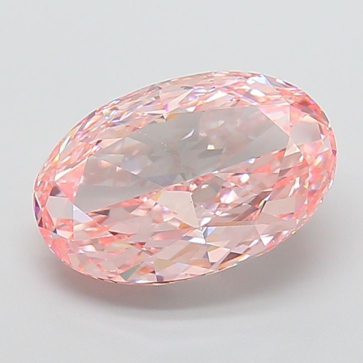 Loose Diamond - OVAL 7.05ct Fancy Intense Pink VVS2: Loose Diamond - OVAL 7.05ct Fancy Intense Pink VVS2 Source: This is a real non-mined Diamond that has been grown in a lab Shape: OVAL Carats: 7.05 Color: Fancy Intense Pink Certification: IGI Video: