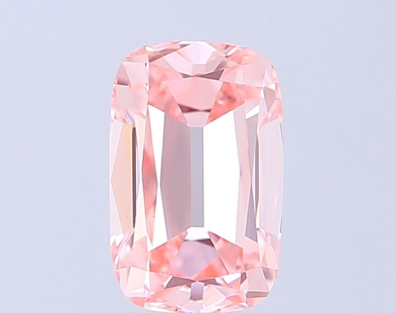 Loose Diamond - CUSHION BRILLIANT 2.2ct Fancy Intense Pink VS1: Loose Diamond - CUSHION BRILLIANT 2.2ct Fancy Intense Pink VS1 Source: This is a real non-mined Diamond that has been grown in a lab Shape: CUSHION BRILLIANT Carats: 2.2 Color: Fancy Intense Pink Cert