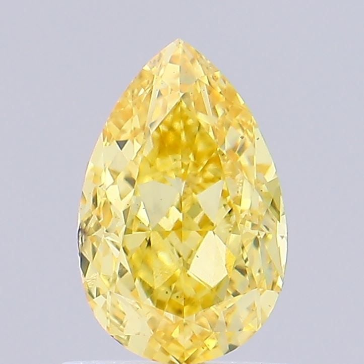 Loose Diamond - PEAR 0.9ct Fancy Vivid Yellow VS2: Loose Diamond - PEAR 0.9ct Fancy Vivid Yellow VS2 Source: This is a real non-mined Diamond that has been grown in a lab Shape: PEAR Carats: 0.9 Color: Fancy Vivid Yellow Certification: IGI Video: