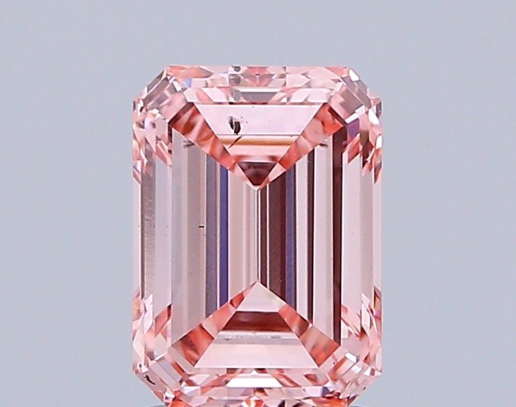 Loose Diamond - EMERALD 1.6ct Fancy Vivid Pink SI1: Loose Diamond - EMERALD 1.6ct Fancy Vivid Pink SI1 Source: This is a real non-mined Diamond that has been grown in a lab Shape: EMERALD Carats: 1.6 Color: Fancy Vivid Pink Certification: IGI Video: