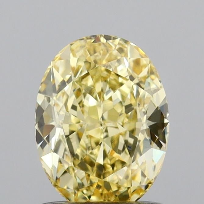 Loose Diamond - OVAL 1.05ct Fancy Intense Yellow VVS2: Loose Diamond - OVAL 1.05ct Fancy Intense Yellow VVS2 Source: This is a real non-mined Diamond that has been grown in a lab Shape: OVAL Carats: 1.05 Color: Fancy Intense Yellow Certification: IGI Vide