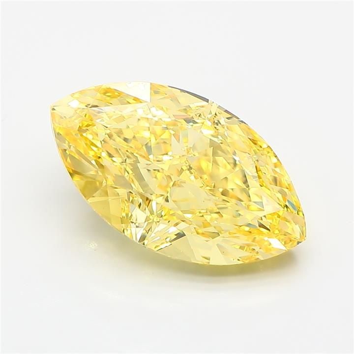 Loose Diamond - MARQUISE 6.06ct Fancy Vivid Yellow VS1: Loose Diamond - MARQUISE 6.06ct Fancy Vivid Yellow VS1 Source: This is a real non-mined Diamond that has been grown in a lab Shape: MARQUISE Carats: 6.06 Color: Fancy Vivid Yellow Certification: IGI V