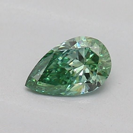 Loose Diamond - PEAR 0.16ct Fancy Vivid Green VS1: Loose Diamond - PEAR 0.16ct Fancy Vivid Green VS1 Source: This is a real non-mined Diamond that has been grown in a lab Shape: PEAR Carats: 0.16 Color: Fancy Vivid Green Certification: IGI The Diamond