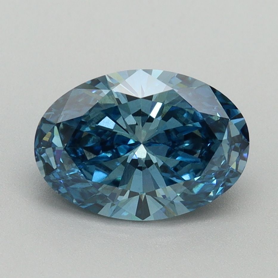 Loose Diamond - OVAL 1.69ct Fancy Vivid Blue VS2: Loose Diamond - OVAL 1.69ct Fancy Vivid Blue VS2 Source: This is a real non-mined Diamond that has been grown in a lab Shape: OVAL Carats: 1.69 Color: Fancy Vivid Blue Certification: IGI Video: