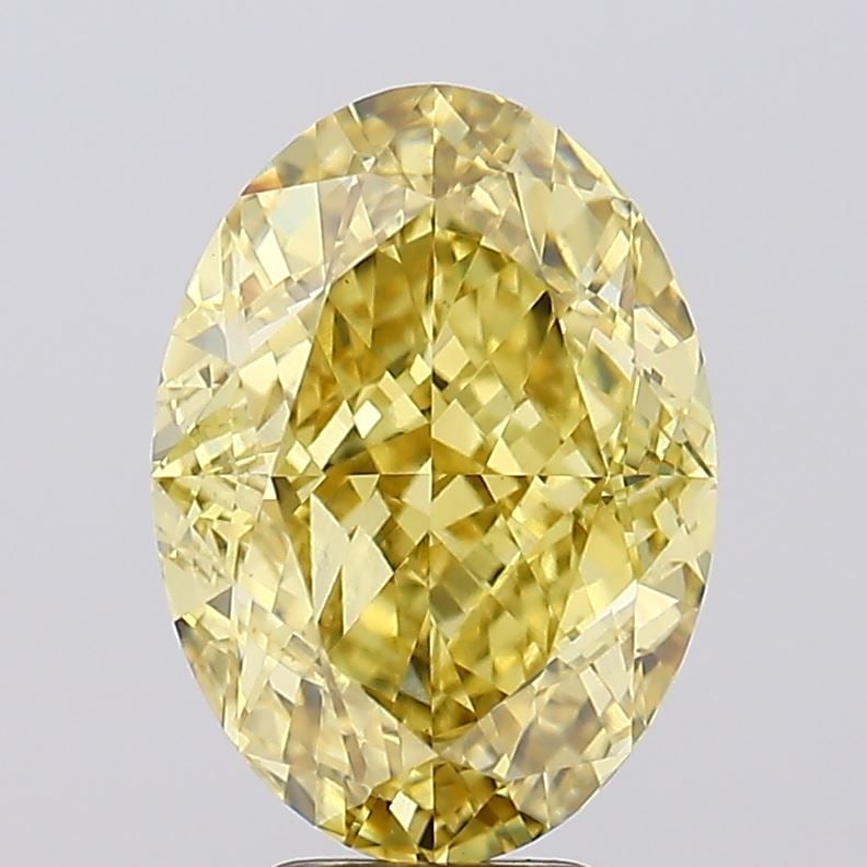 Loose Diamond - OVAL 7.02ct Fancy Intense Yellow VS1: Loose Diamond - OVAL 7.02ct Fancy Intense Yellow VS1 Source: This is a real non-mined Diamond that has been grown in a lab Shape: OVAL Carats: 7.02 Color: Fancy Intense Yellow Certification: IGI Video