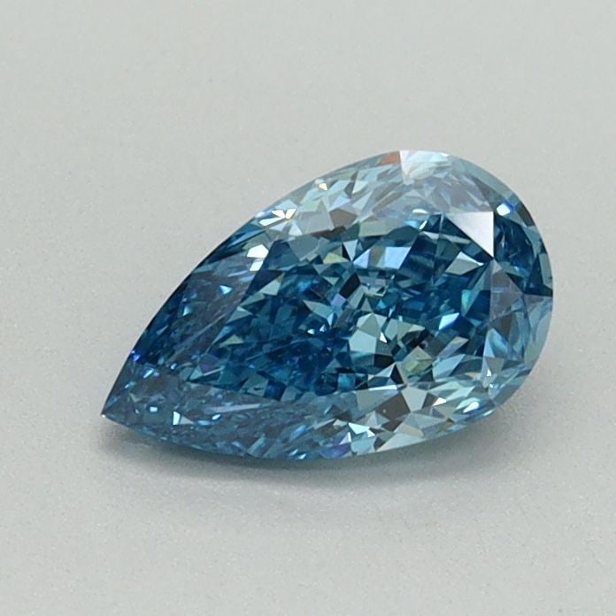Loose Diamond - PEAR 0.58ct Fancy Vivid Blue VS1: Loose Diamond - PEAR 0.58ct Fancy Vivid Blue VS1 Source: This is a real non-mined Diamond that has been grown in a lab Shape: PEAR Carats: 0.58 Color: Fancy Vivid Blue Certification: IGI Video: