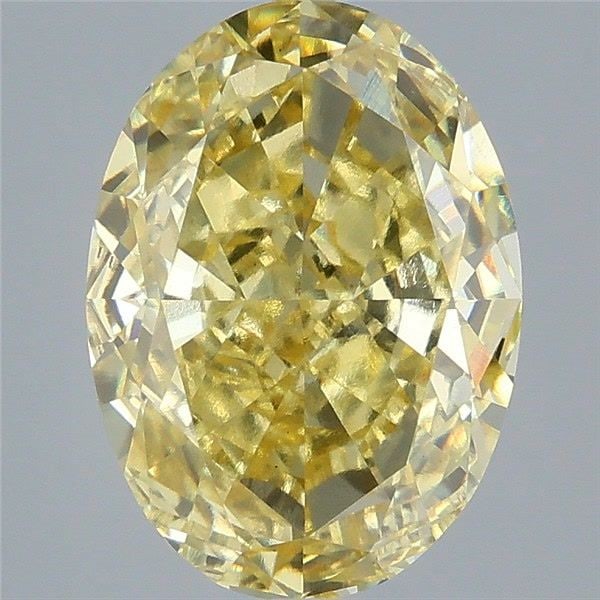 Loose Diamond - OVAL 5.01ct Fancy Intense Yellow VS1 (1 of 1)