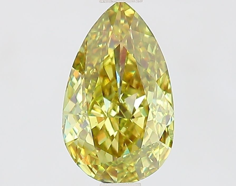 Loose Diamond - PEAR 1.47ct Fancy Vivid Green VS1: Loose Diamond - PEAR 1.47ct Fancy Vivid Green VS1 Source: This is a real non-mined Diamond that has been grown in a lab Shape: PEAR Carats: 1.47 Color: Fancy Vivid Green Certification: IGI Video: