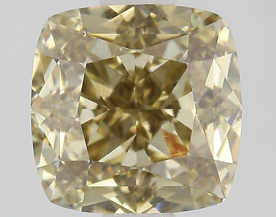 Loose Diamond - CUSHION MODIFIED 1.51ct Fancy Yellow VVS2: Loose Diamond - CUSHION MODIFIED 1.51ct Fancy Yellow VVS2 Source: This is a real non-mined Diamond that has been grown in a lab Shape: CUSHION MODIFIED Carats: 1.51 Color: Fancy Yellow Certification: 