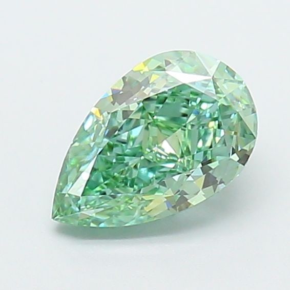 Loose Diamond - PEAR 1.22ct Fancy Vivid Green VS1: Loose Diamond - PEAR 1.22ct Fancy Vivid Green VS1 Source: This is a real non-mined Diamond that has been grown in a lab Shape: PEAR Carats: 1.22 Color: Fancy Vivid Green Certification: IGI Video: