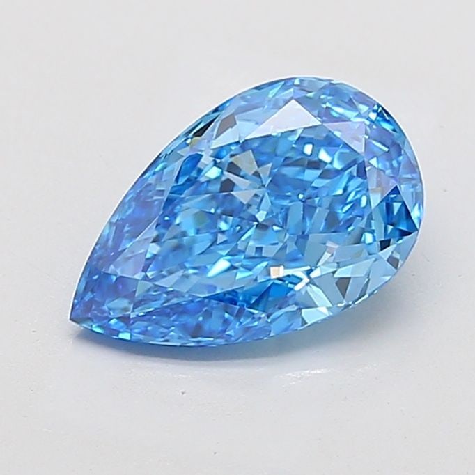 Loose Diamond - PEAR 3.06ct Fancy Vivid Blue VS1 (1 of 1)