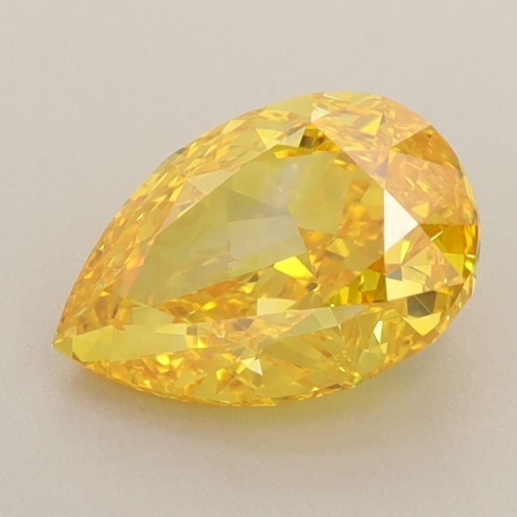 Loose Diamond - PEAR 1.57ct Fancy Vivid Yellow VS2: Loose Diamond - PEAR 1.57ct Fancy Vivid Yellow VS2 Source: This is a real non-mined Diamond that has been grown in a lab Shape: PEAR Carats: 1.57 Color: Fancy Vivid Yellow Certification: IGI Video: