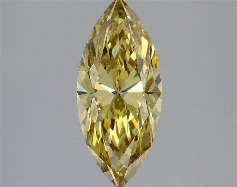 Loose Diamond - MARQUISE 1.5ct Fancy Vivid Yellow SI1: Loose Diamond - MARQUISE 1.5ct Fancy Vivid Yellow SI1 Source: This is a real non-mined Diamond that has been grown in a lab Shape: MARQUISE Carats: 1.5 Color: Fancy Vivid Yellow Certification: IGI Vid