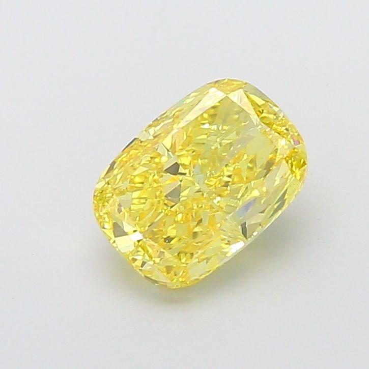 Loose Diamond - CUSHION MODIFIED 3.01ct Fancy Vivid Yellow VS1: Loose Diamond - CUSHION MODIFIED 3.01ct Fancy Vivid Yellow VS1 Source: This is a real non-mined Diamond that has been grown in a lab Shape: CUSHION MODIFIED Carats: 3.01 Color: Fancy Vivid Yellow Cert