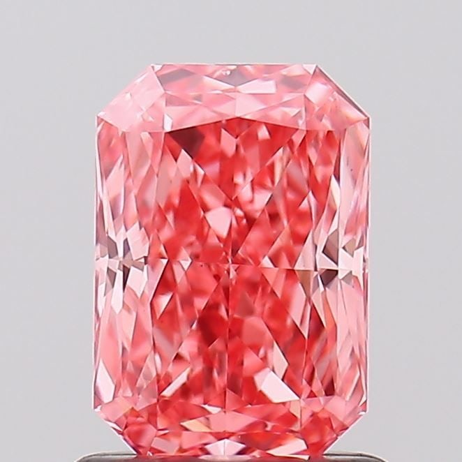 Loose Diamond - RADIANT 1.09ct Fancy Vivid Pink VS1: Loose Diamond - RADIANT 1.09ct Fancy Vivid Pink VS1 Source: This is a real non-mined Diamond that has been grown in a lab Shape: RADIANT Carats: 1.09 Color: Fancy Vivid Pink Certification: IGI Video: