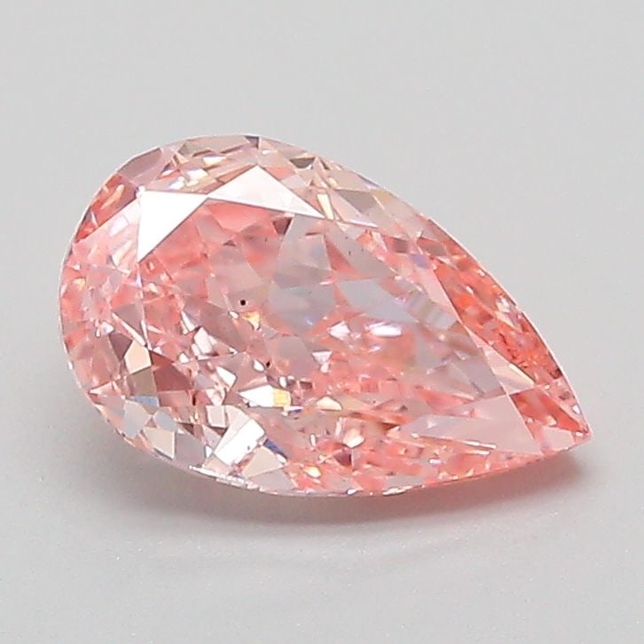 Loose Diamond - PEAR 1.24ct Fancy Vivid Pink VS2: Loose Diamond - PEAR 1.24ct Fancy Vivid Pink VS2 Source: This is a real non-mined Diamond that has been grown in a lab Shape: PEAR Carats: 1.24 Color: Fancy Vivid Pink Certification: IGI Video: