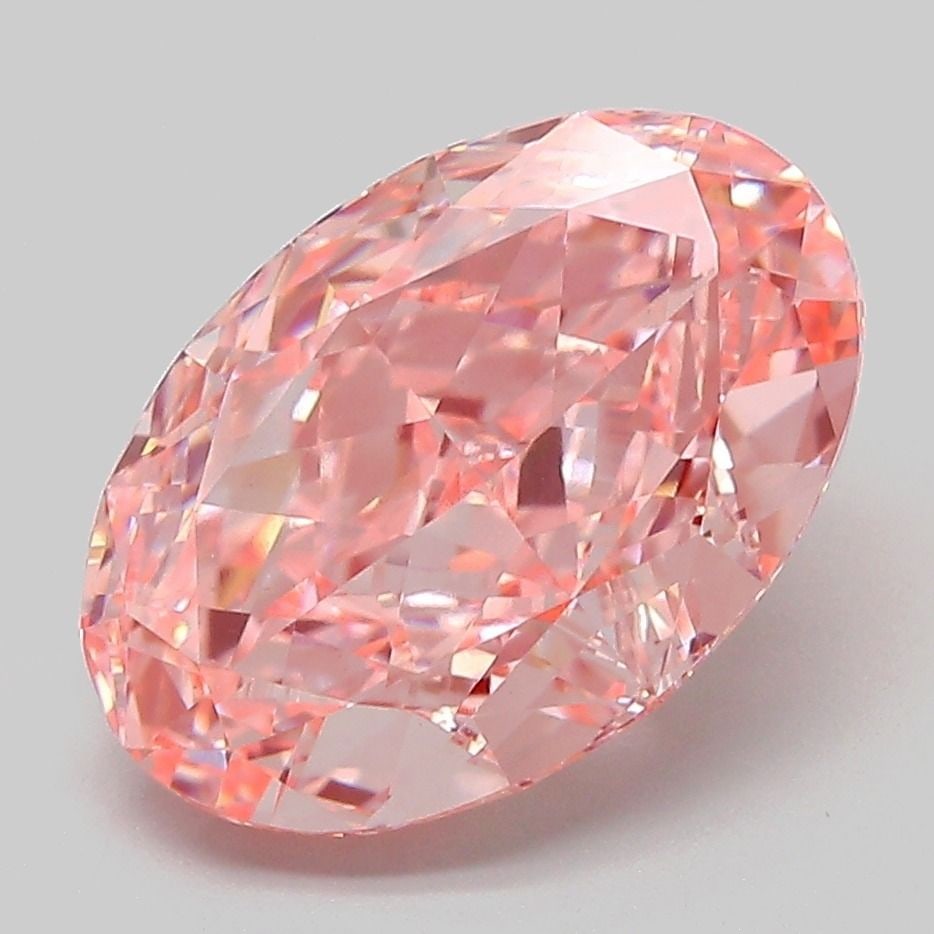 Loose Diamond - OVAL 4.25ct Fancy Vivid Pink VVS2: Loose Diamond - OVAL 4.25ct Fancy Vivid Pink VVS2 Source: This is a real non-mined Diamond that has been grown in a lab Shape: OVAL Carats: 4.25 Color: Fancy Vivid Pink Certification: IGI The Diamond 