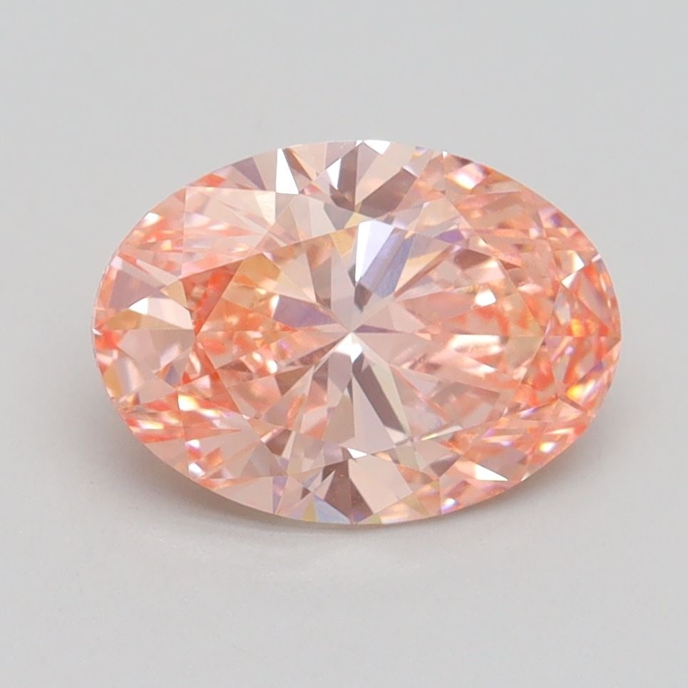 Loose Diamond - OVAL 2.11ct Fancy Vivid Pink VS1: Loose Diamond - OVAL 2.11ct Fancy Vivid Pink VS1 Source: This is a real non-mined Diamond that has been grown in a lab Shape: OVAL Carats: 2.11 Color: Fancy Vivid Pink Certification: IGI Video: