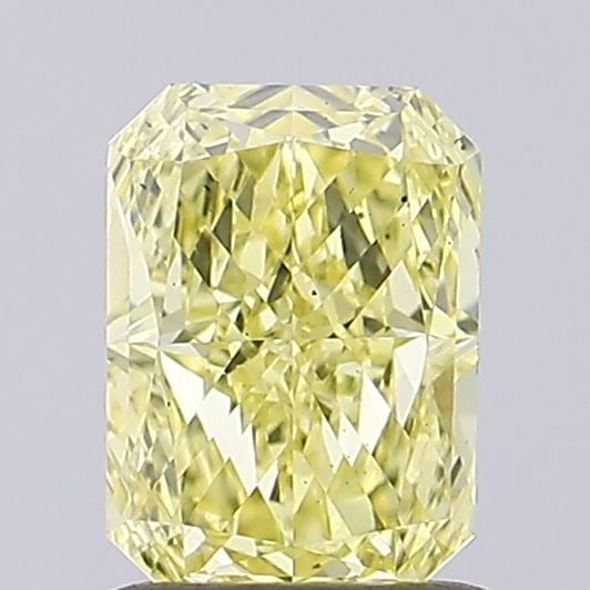 Loose Diamond - RADIANT 1.02ct Fancy Intense Yellow VS2: Loose Diamond - RADIANT 1.02ct Fancy Intense Yellow VS2 Source: This is a real non-mined Diamond that has been grown in a lab Shape: RADIANT Carats: 1.02 Color: Fancy Intense Yellow Certification: IGI