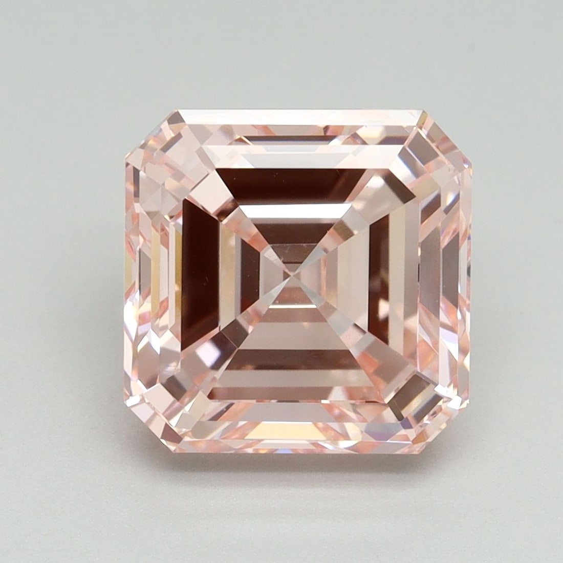 Loose Diamond - ASSCHER 5.04ct Fancy Intense Pink VS1: Loose Diamond - ASSCHER 5.04ct Fancy Intense Pink VS1 Source: This is a real non-mined Diamond that has been grown in a lab Shape: ASSCHER Carats: 5.04 Color: Fancy Intense Pink Certification: IGI Vid