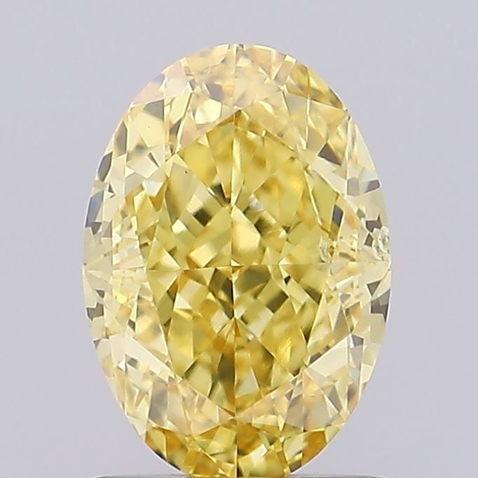 Loose Diamond - OVAL 1.39ct Fancy Intense Yellow VS2: Loose Diamond - OVAL 1.39ct Fancy Intense Yellow VS2 Source: This is a real non-mined Diamond that has been grown in a lab Shape: OVAL Carats: 1.39 Color: Fancy Intense Yellow Certification: IGI Video