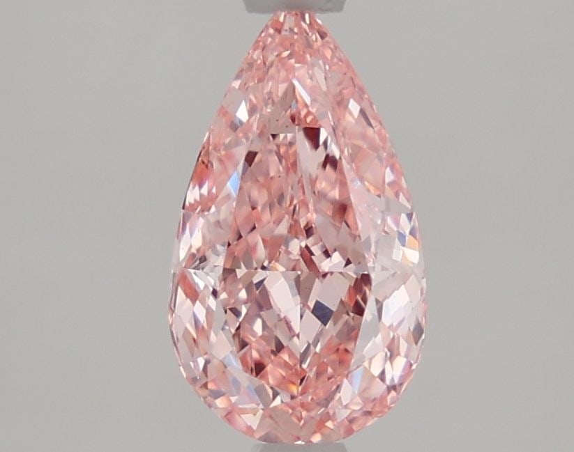 Loose Diamond - PEAR 1.46ct Fancy Vivid Pink VS1: Loose Diamond - PEAR 1.46ct Fancy Vivid Pink VS1 Source: This is a real non-mined Diamond that has been grown in a lab Shape: PEAR Carats: 1.46 Color: Fancy Vivid Pink Certification: IGI Video:
