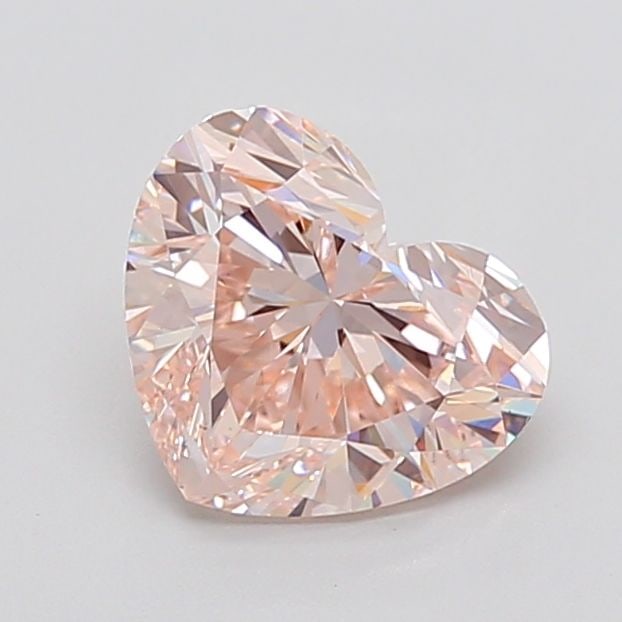 Loose Diamond - HEART 2.77ct Fancy Light Pink VS1: Loose Diamond - HEART 2.77ct Fancy Light Pink VS1 Source: This is a real non-mined Diamond that has been grown in a lab Shape: HEART Carats: 2.77 Color: Fancy Light Pink Certification: IGI The Diamond