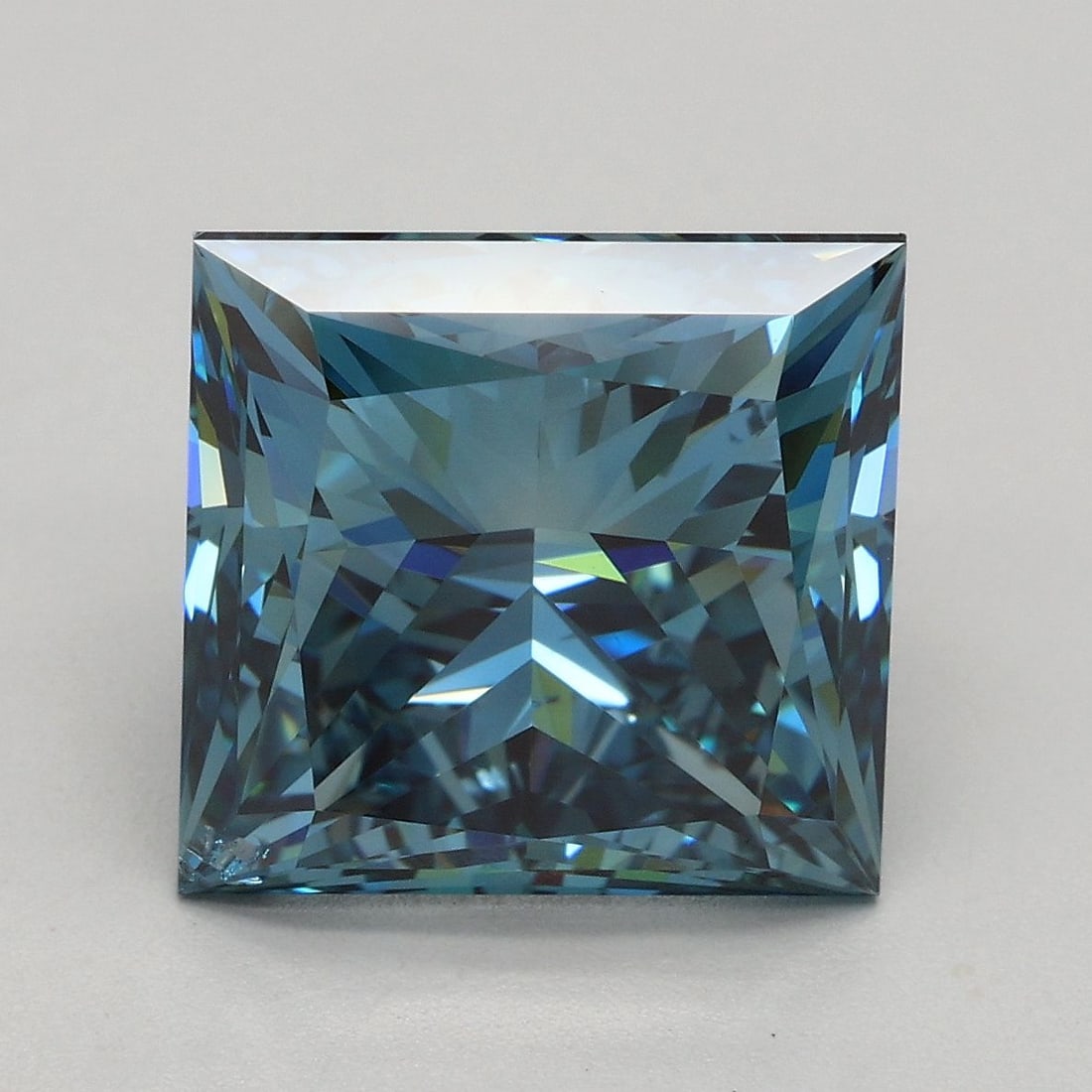 Loose Diamond - PRINCESS 5.1ct Fancy Vivid Blue SI1 (1 of 1)