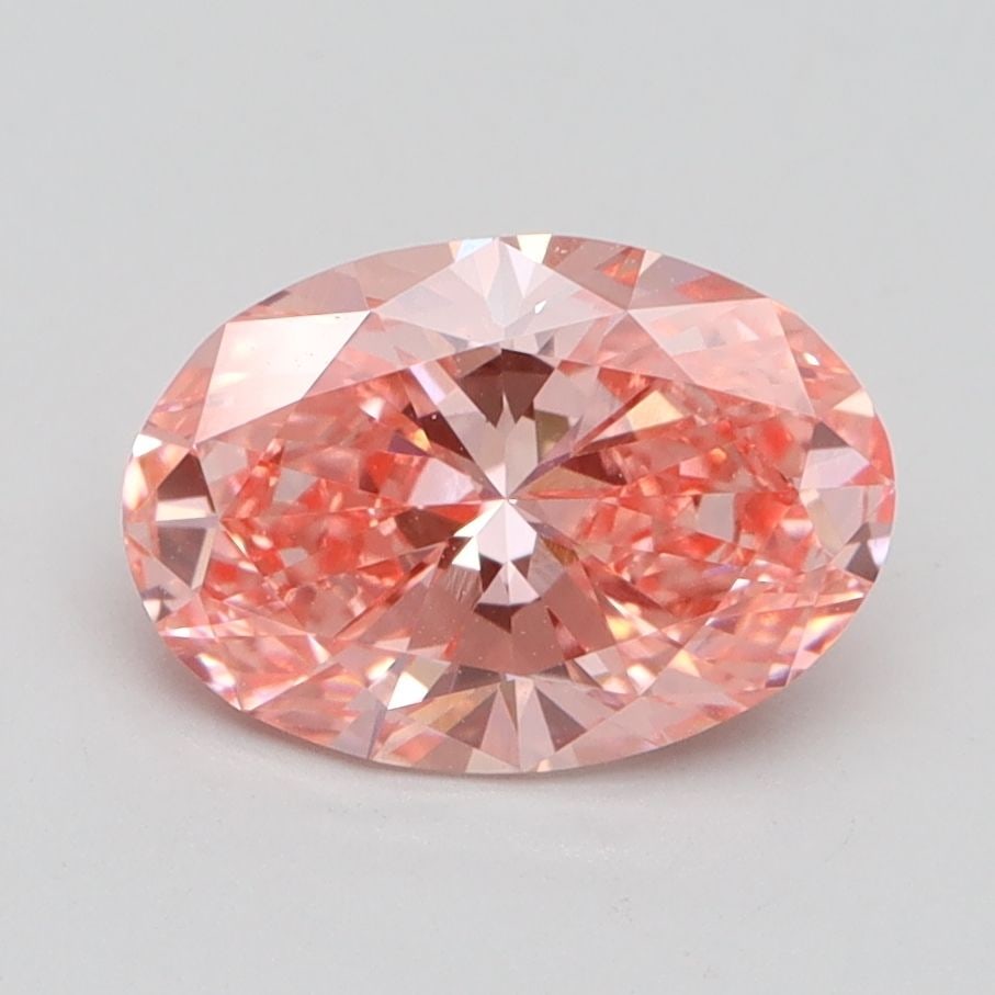 Loose Diamond - OVAL 1.61ct Fancy Vivid Pink VVS2: Loose Diamond - OVAL 1.61ct Fancy Vivid Pink VVS2 Source: This is a real non-mined Diamond that has been grown in a lab Shape: OVAL Carats: 1.61 Color: Fancy Vivid Pink Certification: IGI Video:
