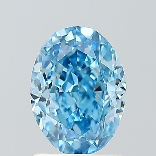 Loose Diamond - OVAL 1.55ct Fancy Vivid Blue VS1: Loose Diamond - OVAL 1.55ct Fancy Vivid Blue VS1 Source: This is a real non-mined Diamond that has been grown in a lab Shape: OVAL Carats: 1.55 Color: Fancy Vivid Blue Certification: IGI Video: