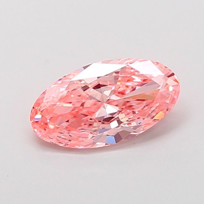 Loose Diamond - OVAL 1.0ct Fancy Vivid Pink VS1: Loose Diamond - OVAL 1.0ct Fancy Vivid Pink VS1 Source: This is a real non-mined Diamond that has been grown in a lab Shape: OVAL Carats: 1.0 Color: Fancy Vivid Pink Certification: IGI Video: