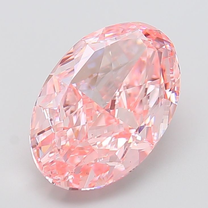 Loose Diamond - OVAL 6.01ct Fancy Intense Pink VS1: Loose Diamond - OVAL 6.01ct Fancy Intense Pink VS1 Source: This is a real non-mined Diamond that has been grown in a lab Shape: OVAL Carats: 6.01 Color: Fancy Intense Pink Certification: IGI Video:
